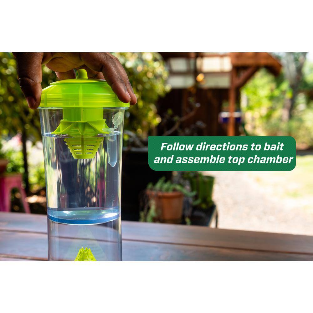 RESCUE WHY Trap for Wasps Hornets  Yellowjackets Insect Trap WHYTR-BB8