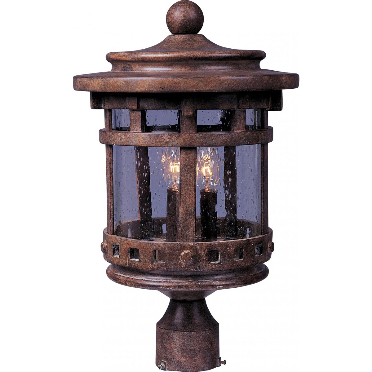 Maxim Santa Barbara VX Three Light 16-Inch Outdoor Post Light