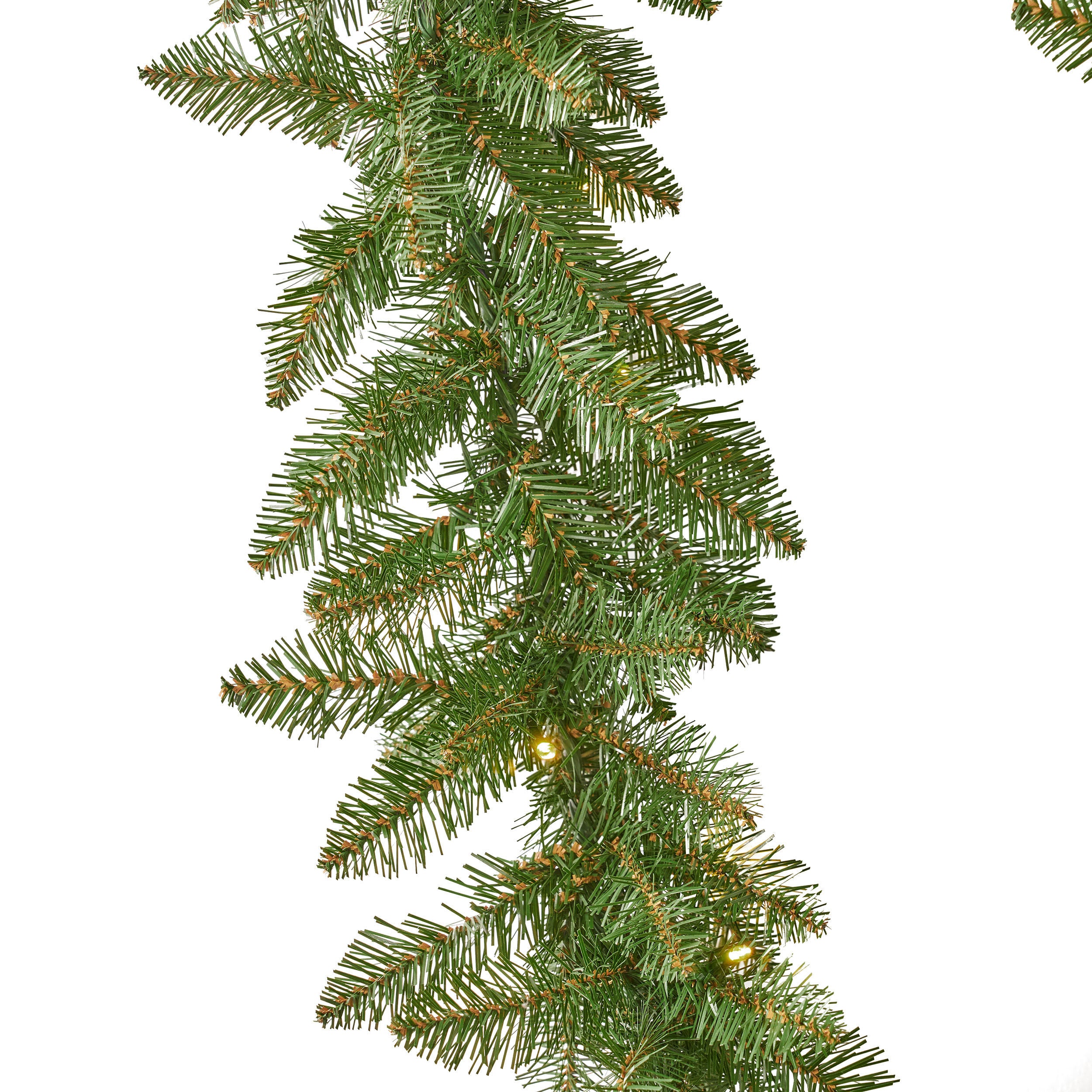 9-foot Fraser Fir Pre-Lit Warm White LED Artificial Christmas Garland