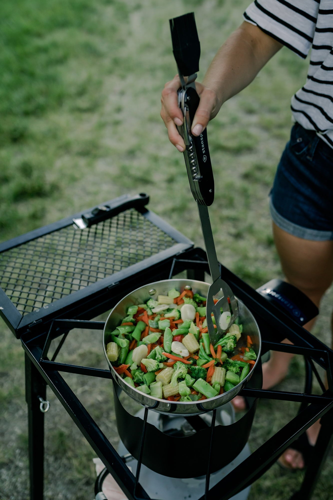 Stansport Heavy Duty - Stainless Steel Clad Cook Set