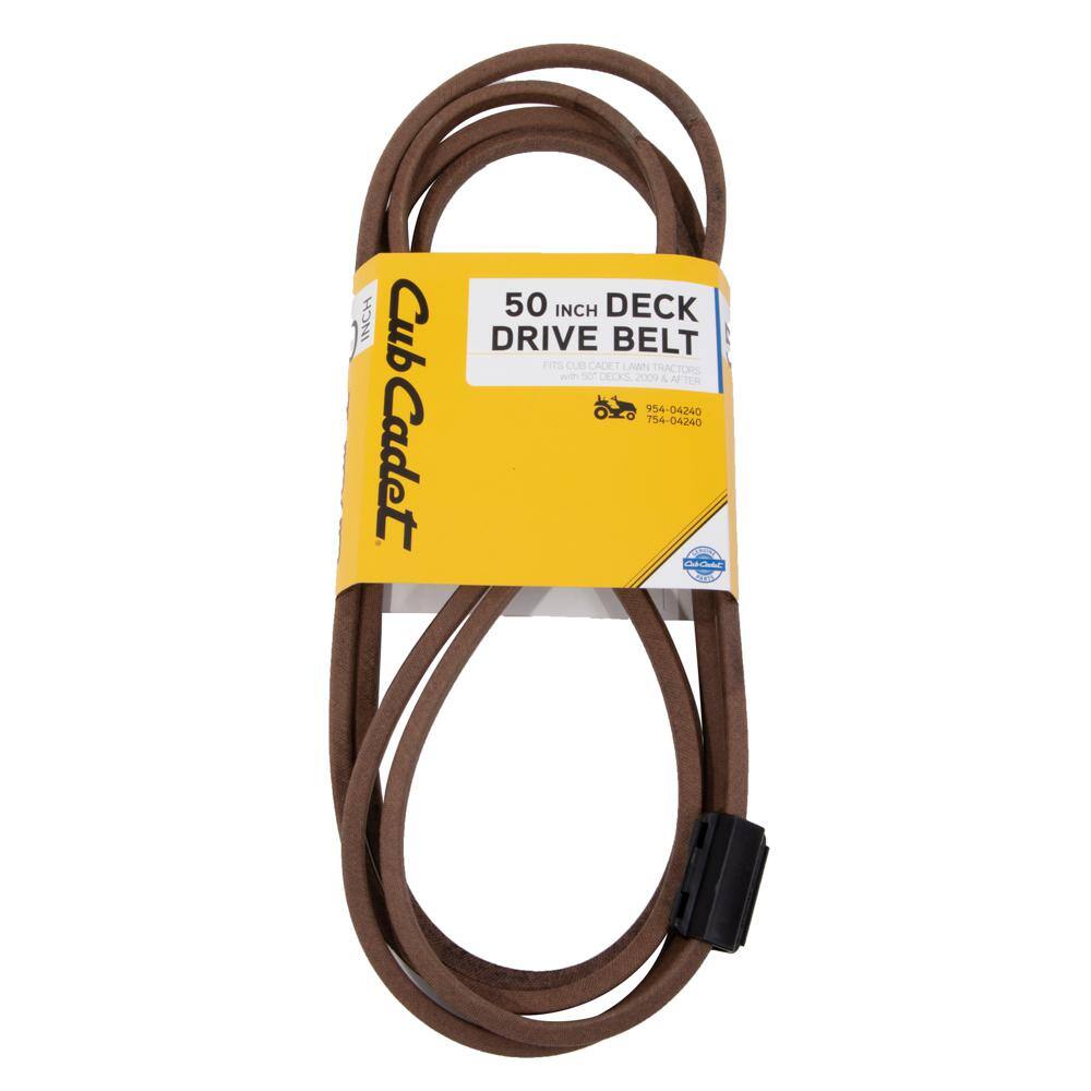 Cub Cadet Original Equipment Deck Drive Belt for Select 50 in. Front Engine Riding Lawn Mowers OE# 954-04240 OCC-754-04240