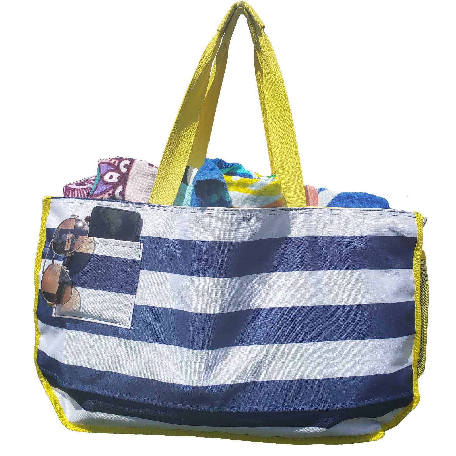 Nautical Beach Tote Bag this beach bag slides over the back of most outdoor chairs Oversize Water-Resistant beach bag Large Capacity Tote Bag Beach Gear Beach Essentials Bag Pool Bag for Women