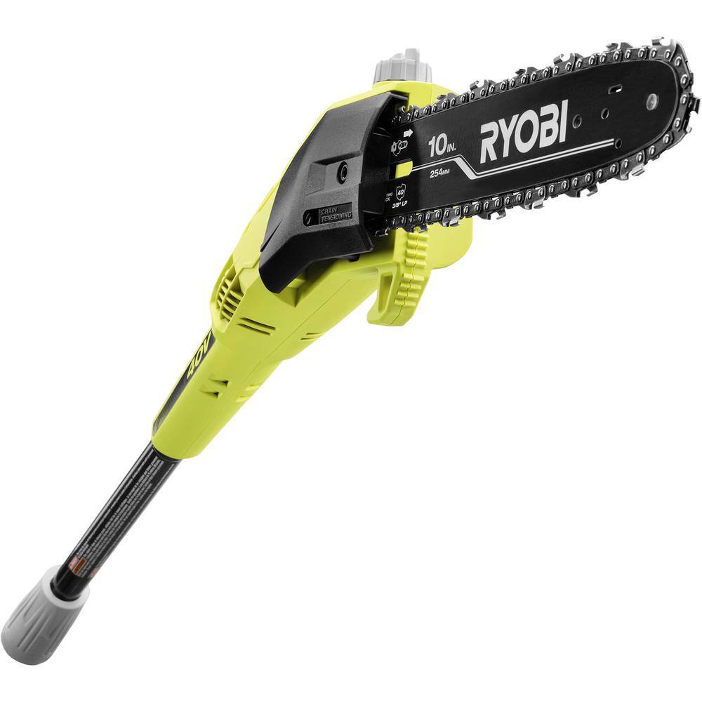 RYOBI 40V 10 in. Cordless Battery Pole Saw with 2.0 Ah Battery and Charger RY40560