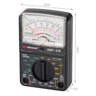 Gardner Bender 14-Range Analog Meter GMT-318