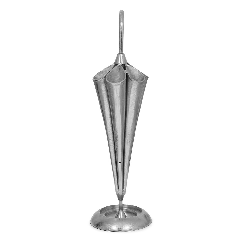 Addyston Indoor Aluminum Handcrafted Umbrella Stand Sculpture by Christopher Knight Home   10.50\