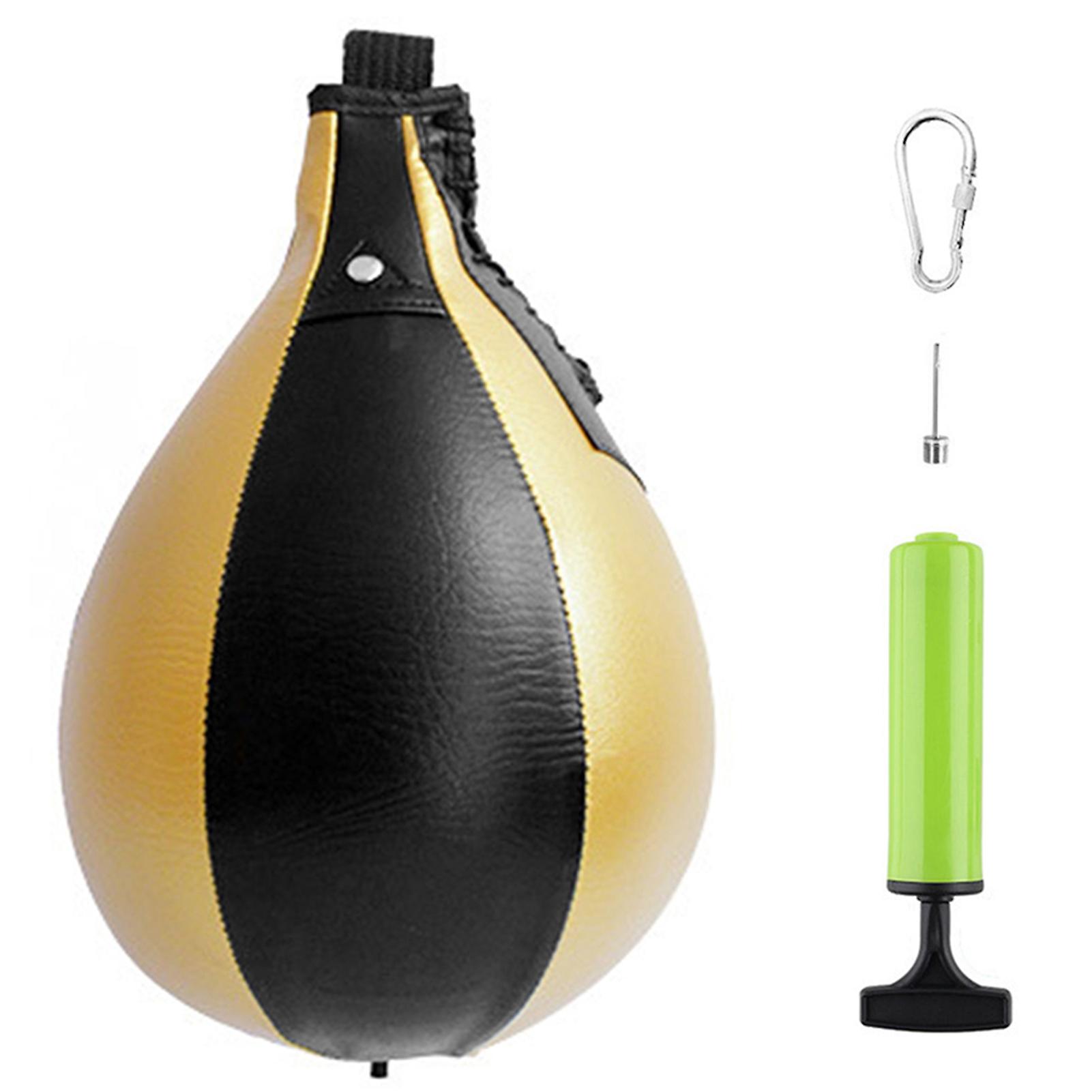 Boxing Speed Ball Pu Leather Mma Muay Thai Training Striking Bag Kit Boxing Punch Ball With Inflator Pump