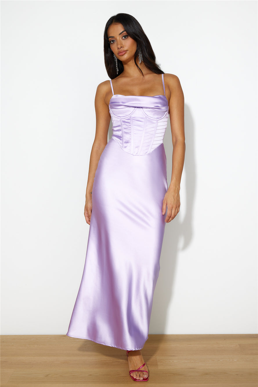 Show Off Girl Midi Dress Lilac