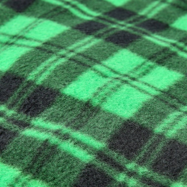 Stalwart 12v Heated Blanket For Cars Green Plaid