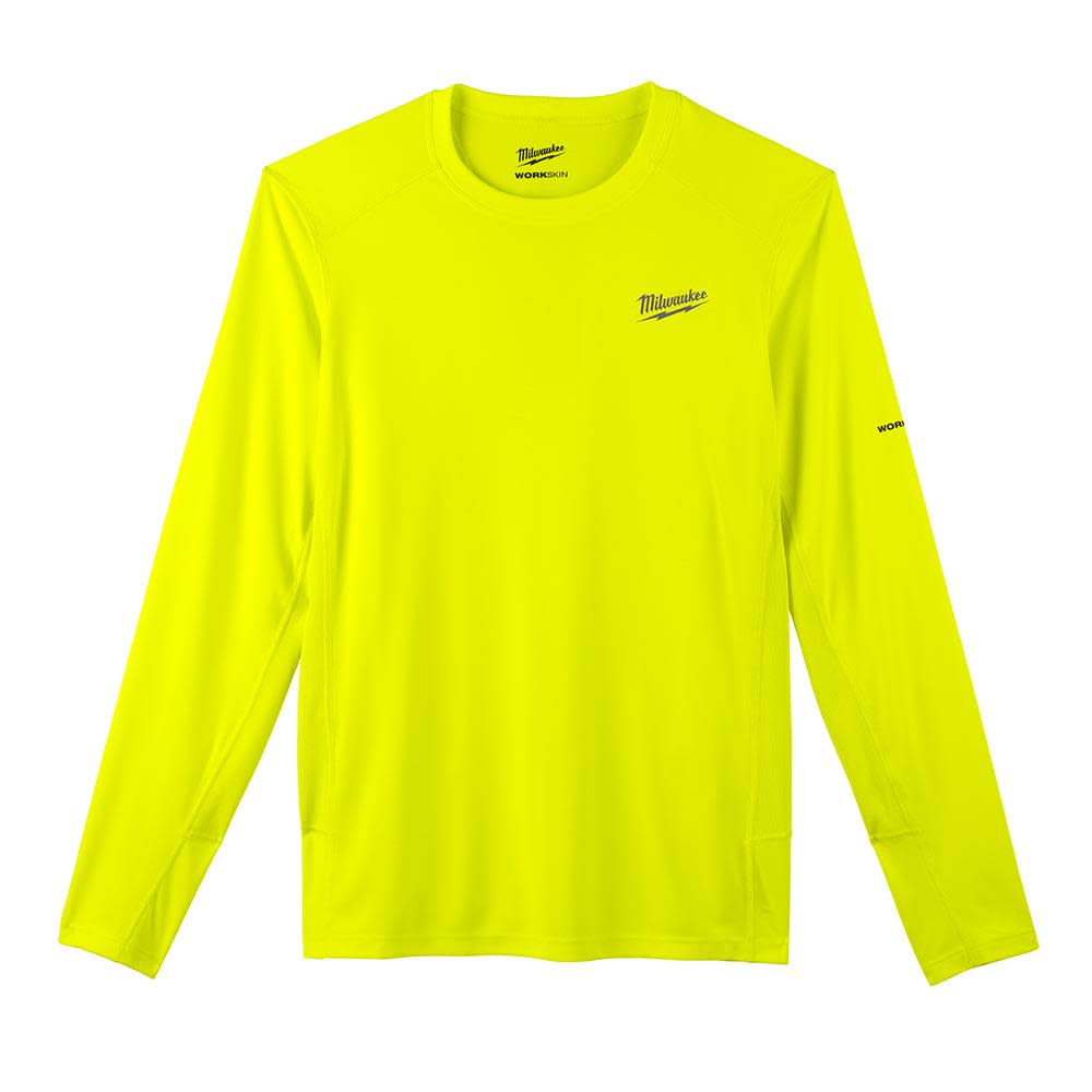 WORKSKIN™ Lightweight Performance Shirt ; Long Sleeve ; HI Vis Yellow S ;