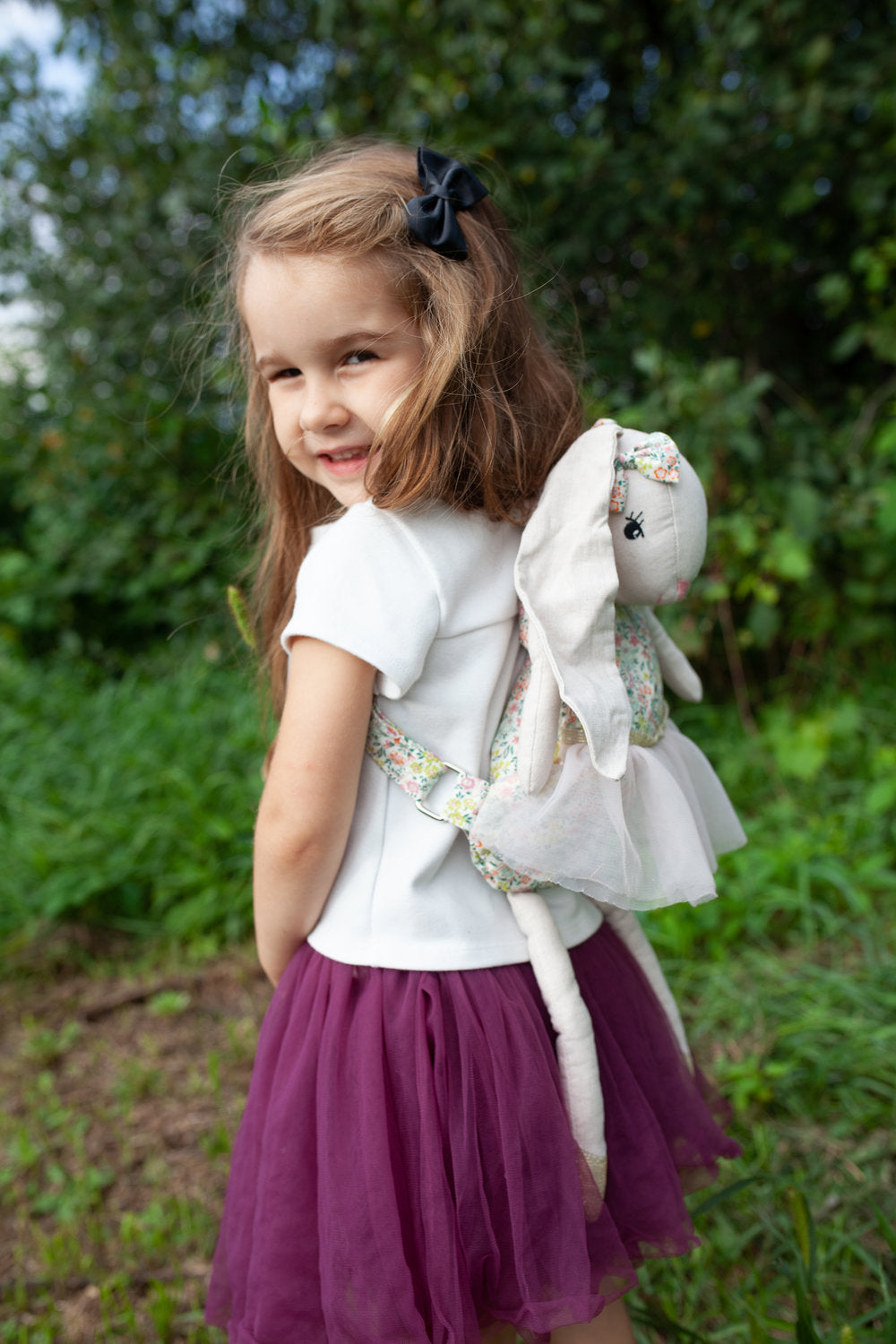 Bunny Linen Backpack