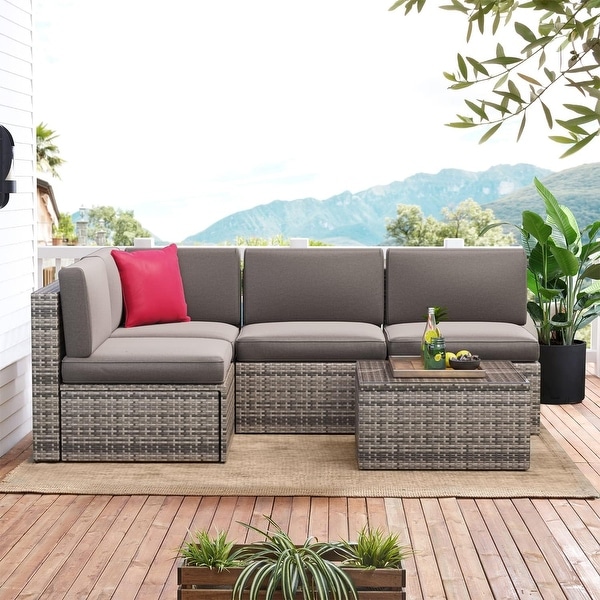 5 Pieces Patio Furniture Sets