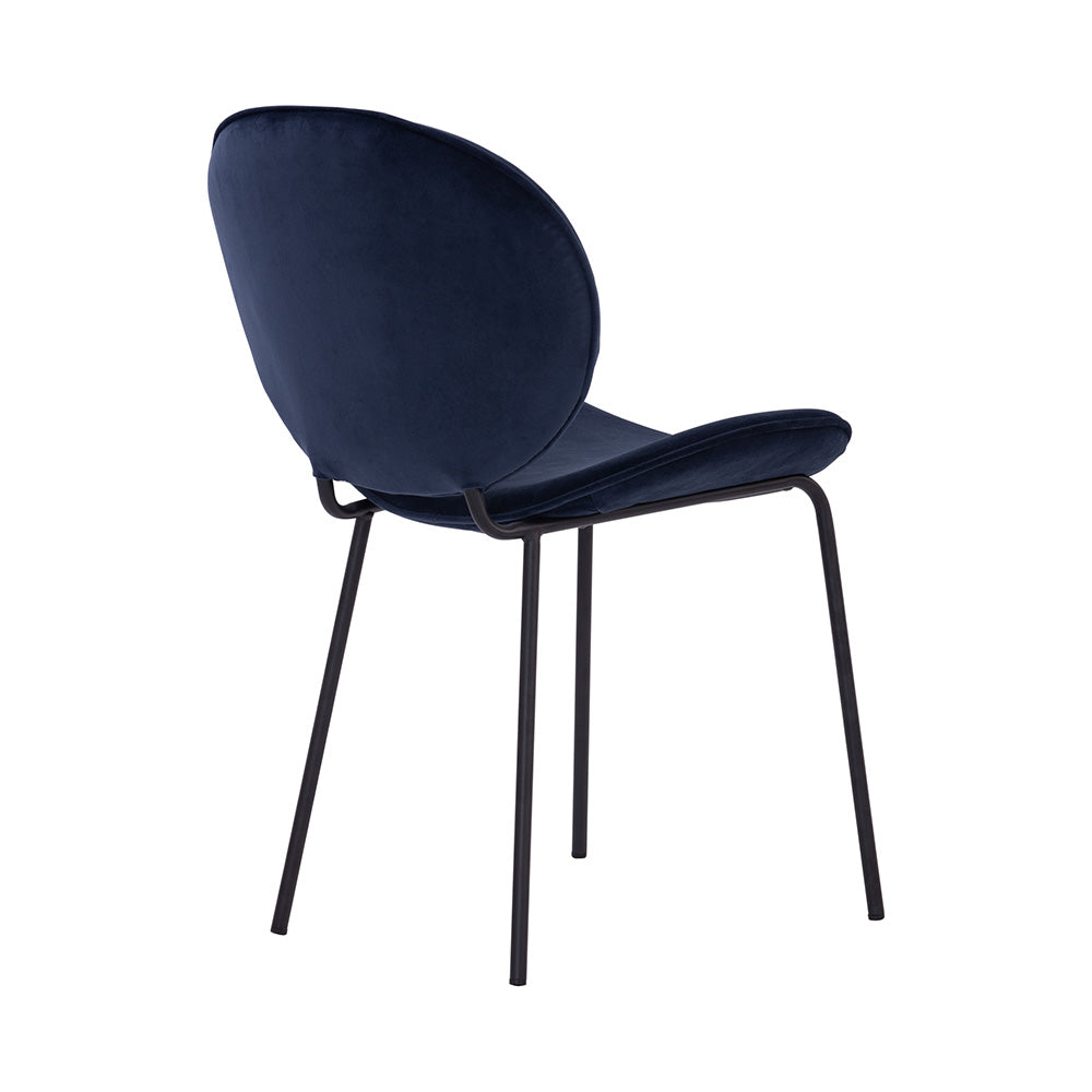 ORMER Dining Chair - Blue Velvet