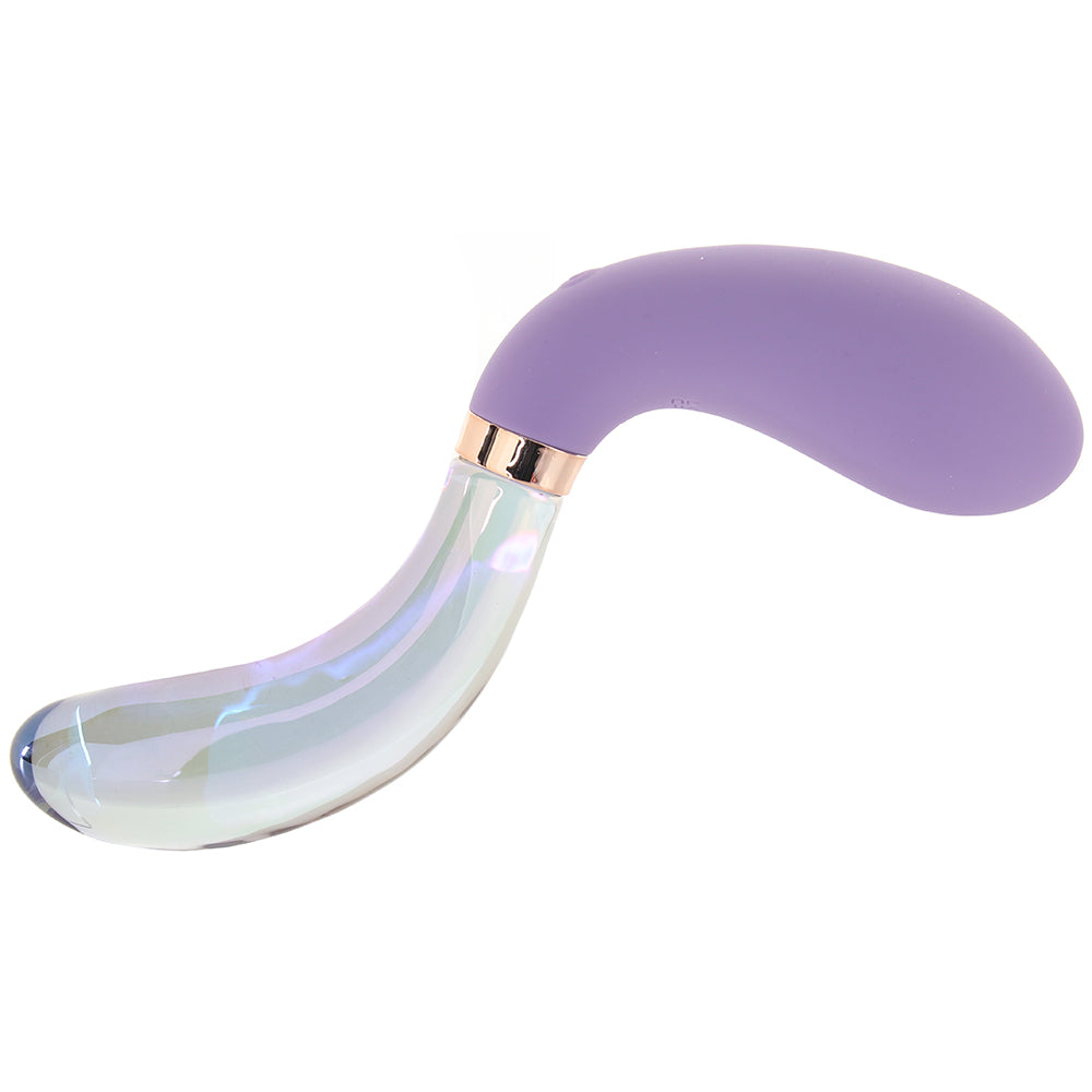 Prisms Pari Dual Ended Wavy Silicone and Glass Vibe