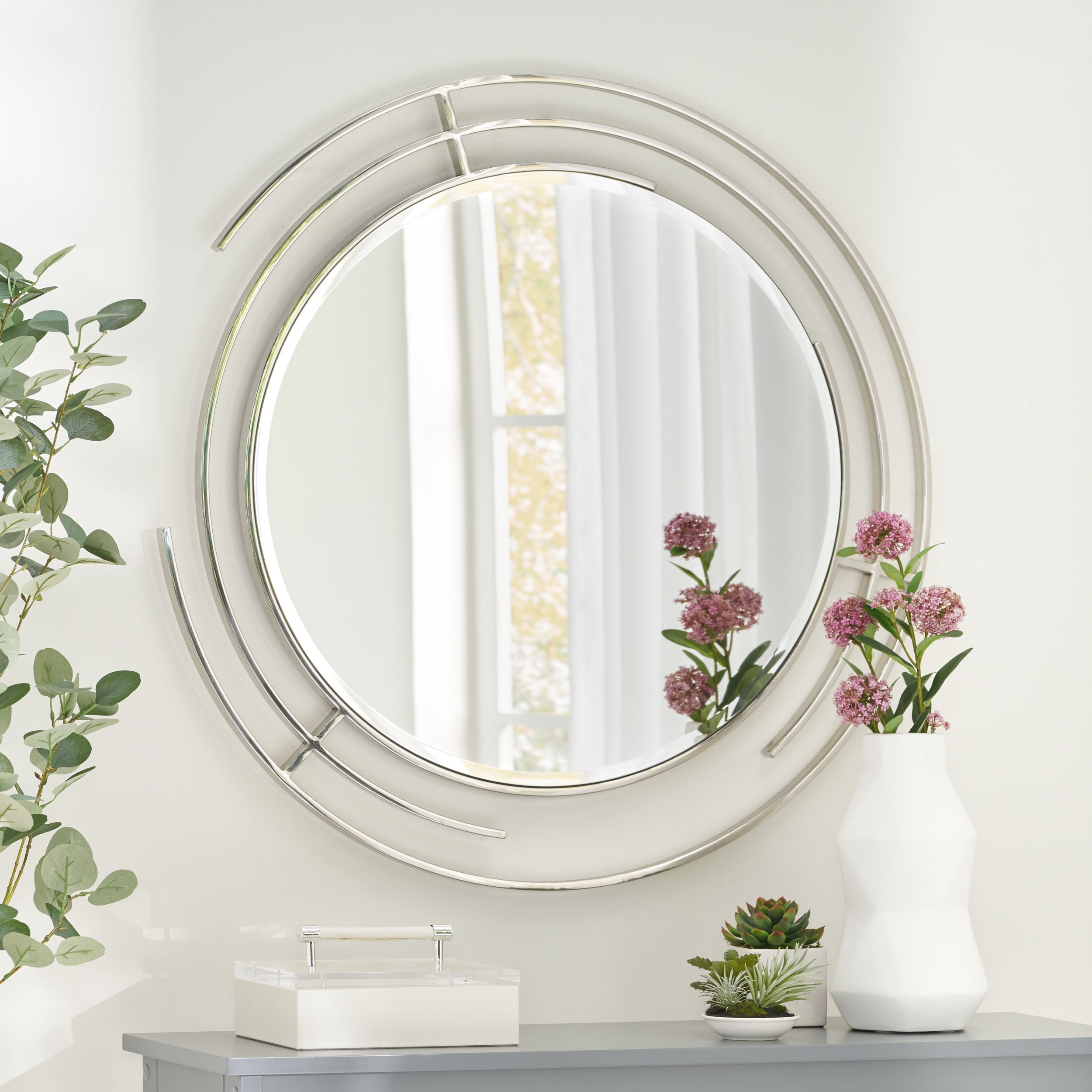 Odom Modern Circular Wall Mirror