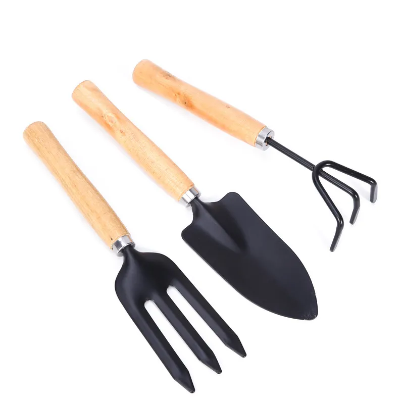 Wholesale 3PCS Mini Garden Tool Set with PP bag for gardening Outdoor Hand Garden Tools