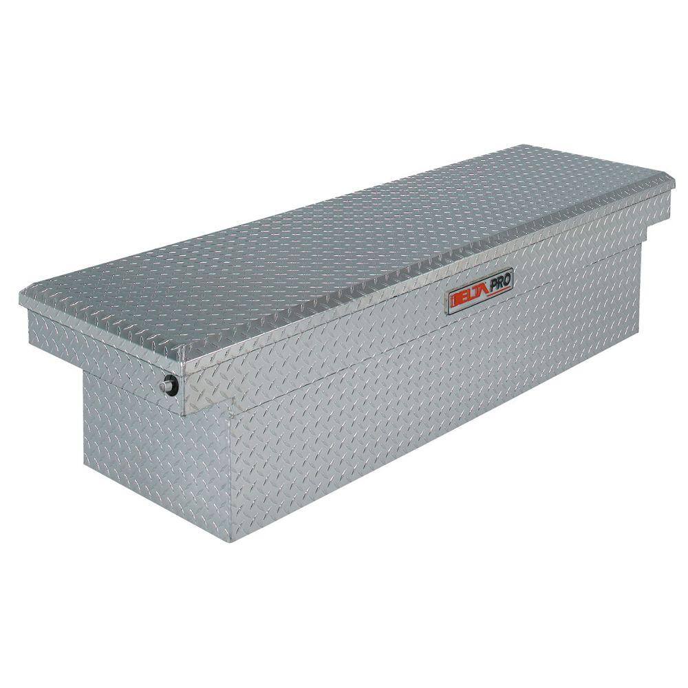 Delta 71 Diamond Plate Aluminum Full Size Crossbed Truck Tool Box PAC1580000