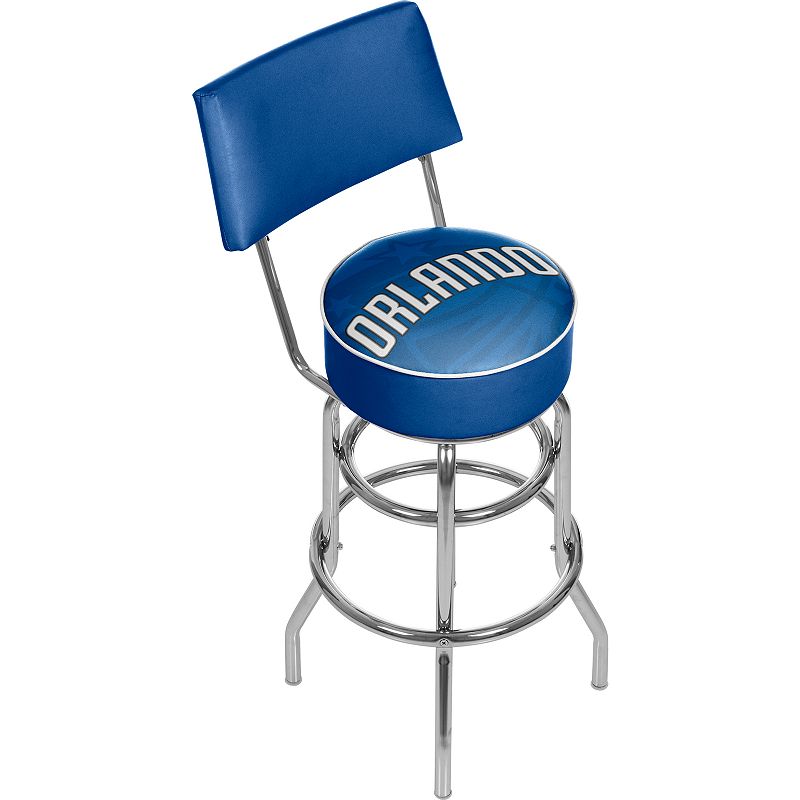 Orlando Magic Padded Swivel Bar Stool with Back