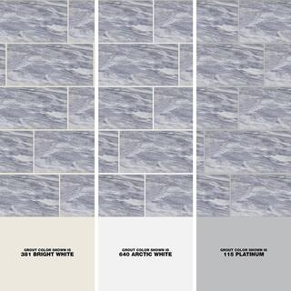 Daltile Yorkview Bluette Crystal 12 in. x 24 in. Glazed Porcelain Floor and Wall Tile (17.1 sq. ft.Case) YK07RCT1224PLHD