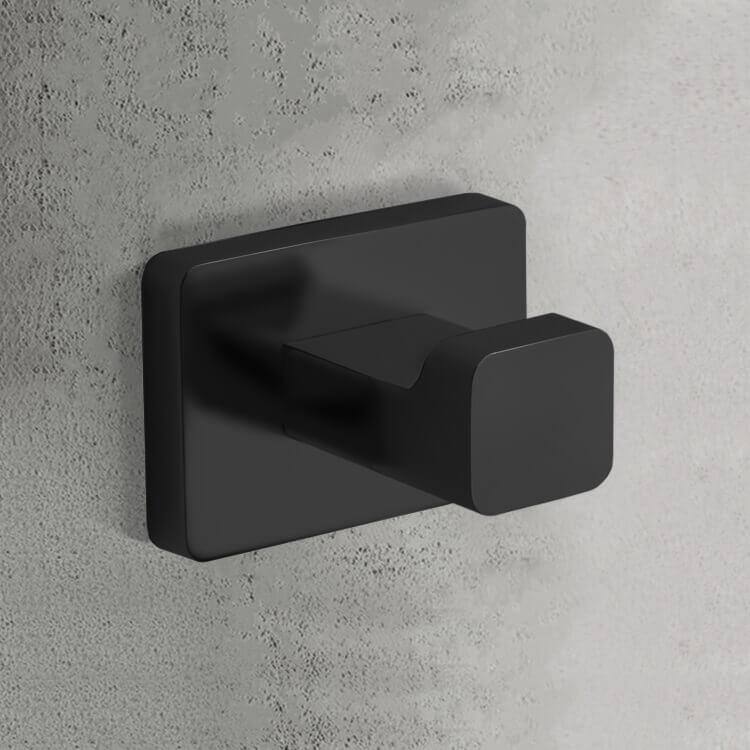 Nameeks General Hotel Wall Mounted Bathroom Hook in Matte Black Nameeks NCB107