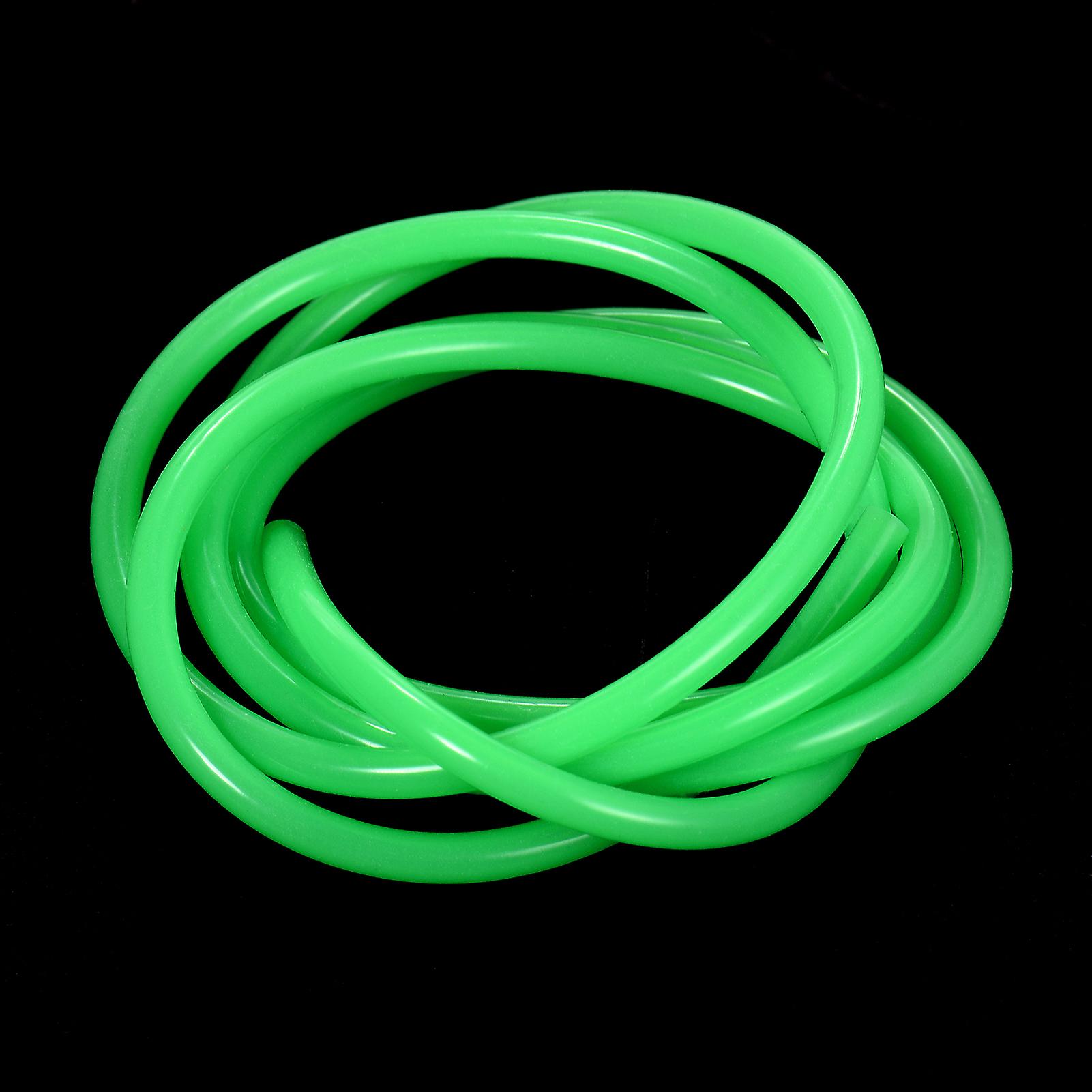 Green Silicone Tubing Food Grade Silicone Rubber Tube Flexible Hose Tube Water Pipe For Pump Transfer Food Machinery Connecting Pipes， 2mm Id X 4mm Od