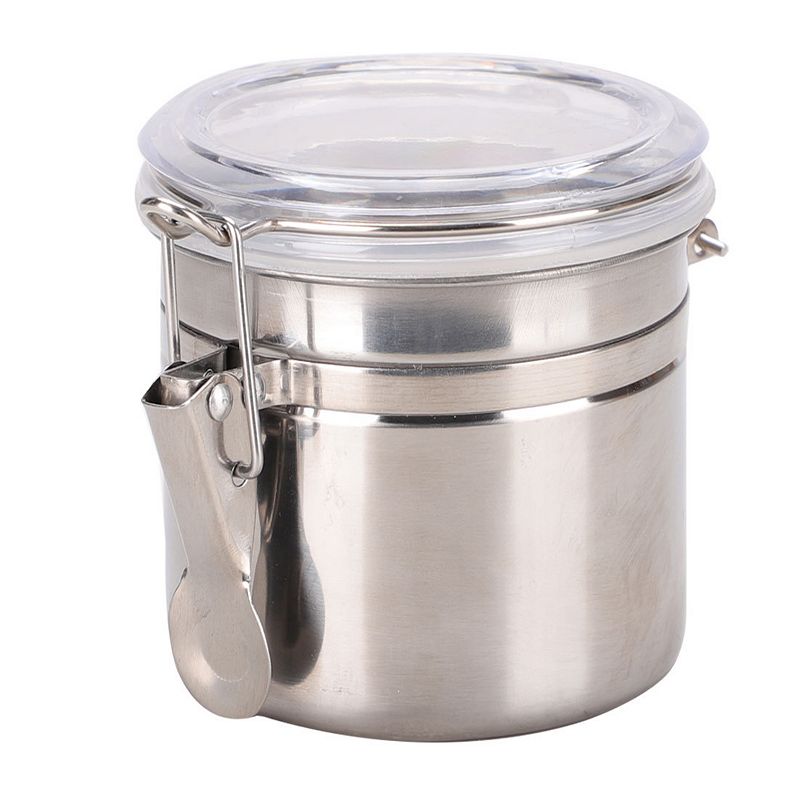 Stainless Steel Airtight Canister Kitchen Counter Food Container Storage 27oz