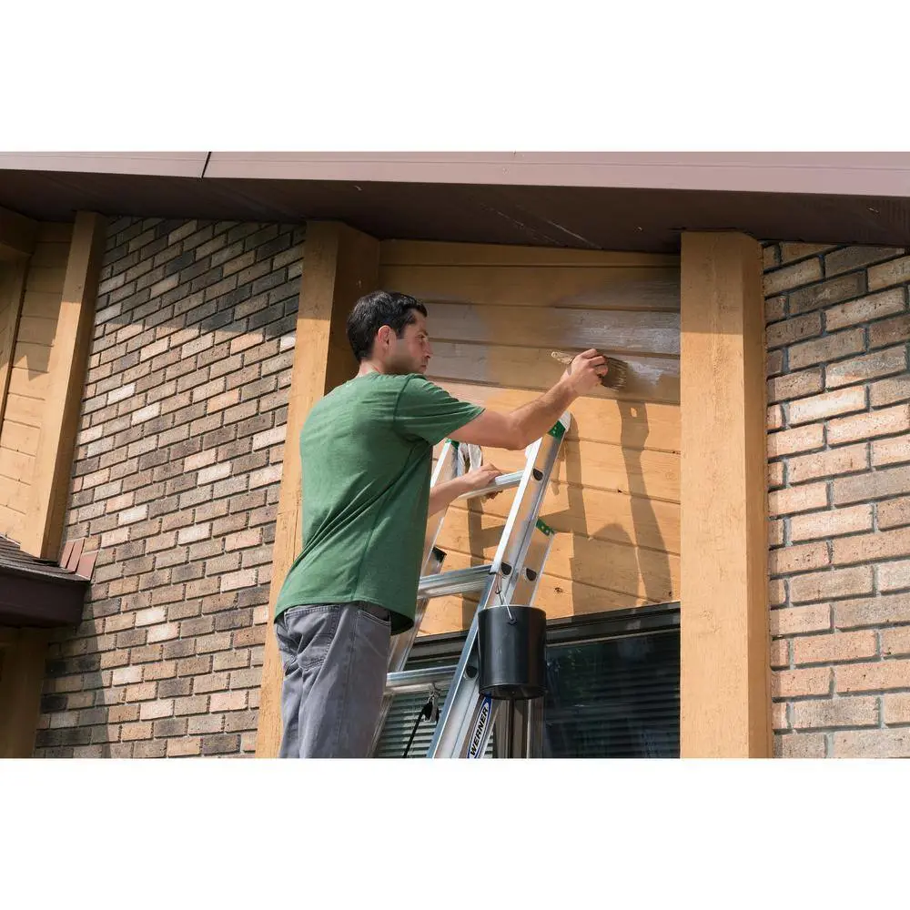 Werner 24 ft. Aluminum Extension Ladder with 225 lbs. Load Capacity Type II Duty Rating