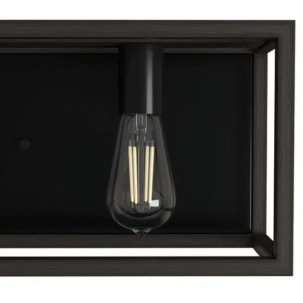 Hunter Squire Manor 4-Light Vanity Wall Light Damp Rated, Modern Farmhouse