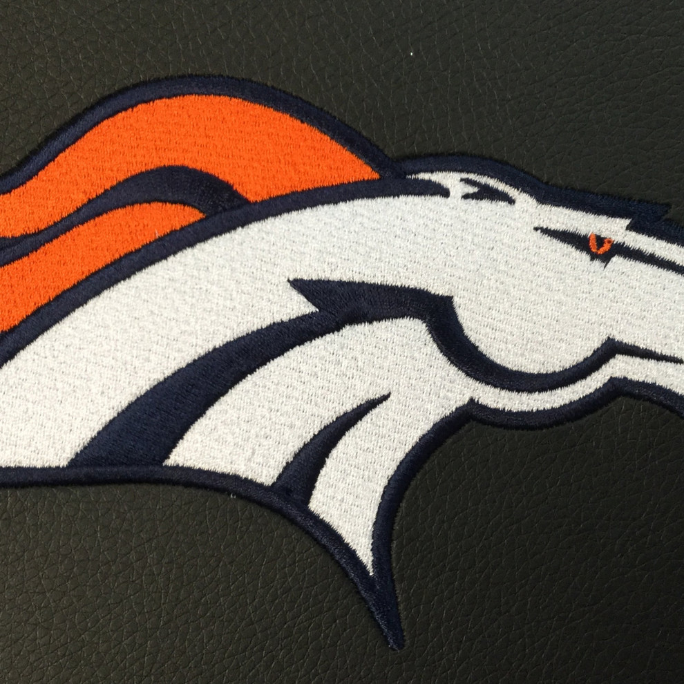 Denver Broncos Primary Man Cave Home Theater Recliner   Contemporary   Recliner Chairs   by DreamSeats LLC  Houzz