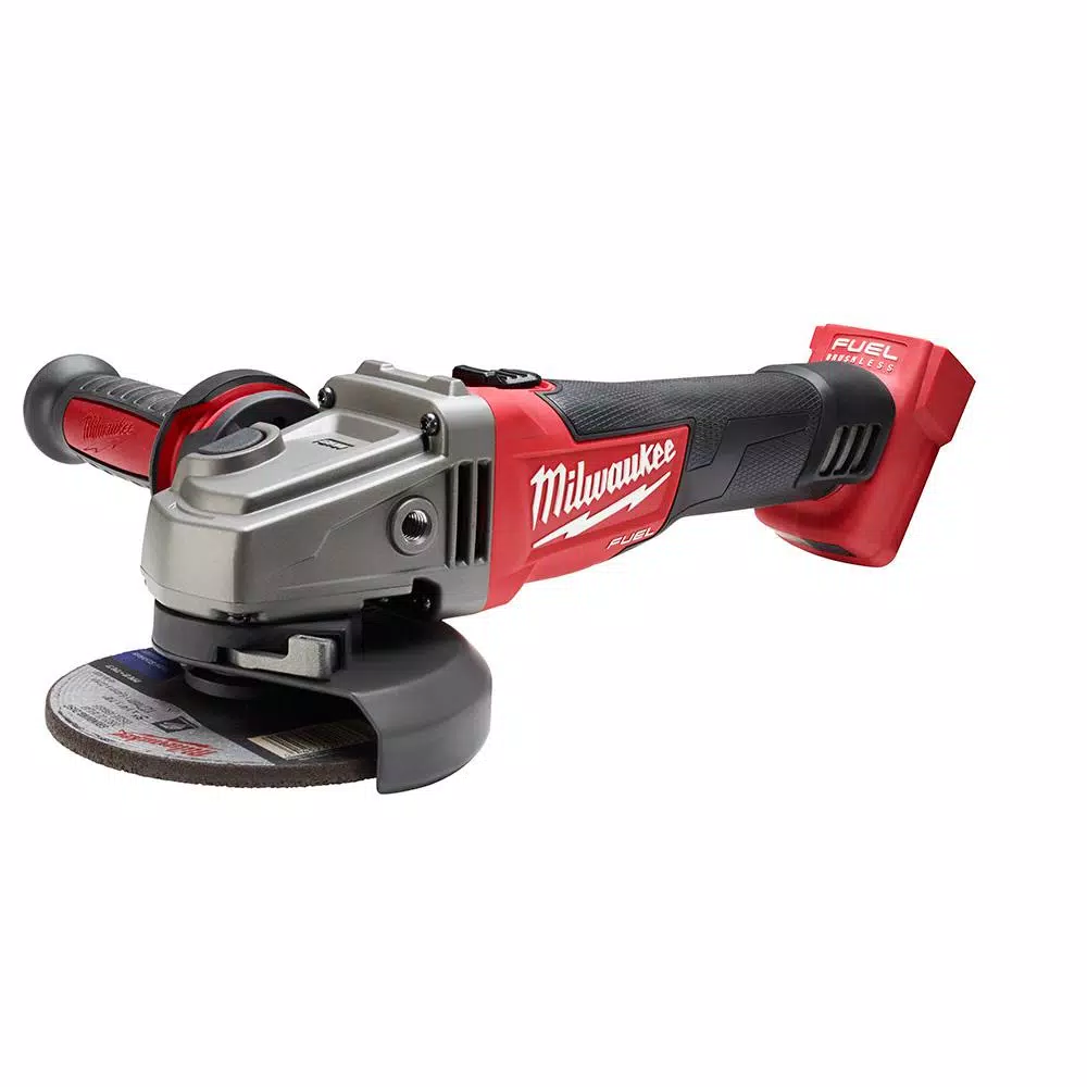 Milwaukee M18 FUEL 18-Volt Lithium-Ion Brushless Cordless 4-1/2 in./5 in. Grinder with Slide Switch (Tool-Only) and#8211; XDC Depot