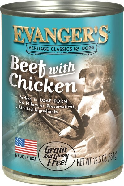 Evanger's Classic Recipes Beef with Chicken Grain-Free Canned Dog Food