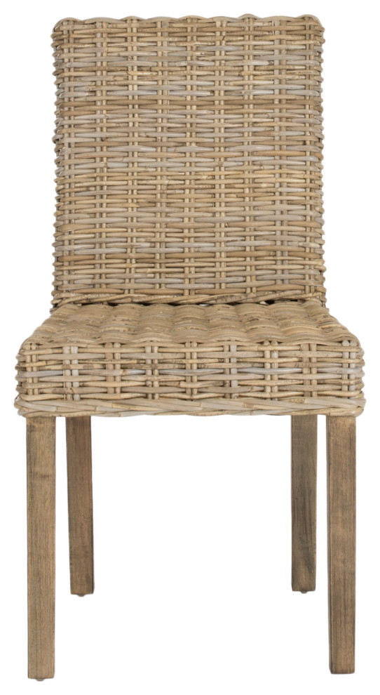 Rodney 19  x27 x27h Rattan Side Chair (set of 2) Natural Unfinished   Tropical   Dining Chairs   by AED Luxury Home Decor  Houzz