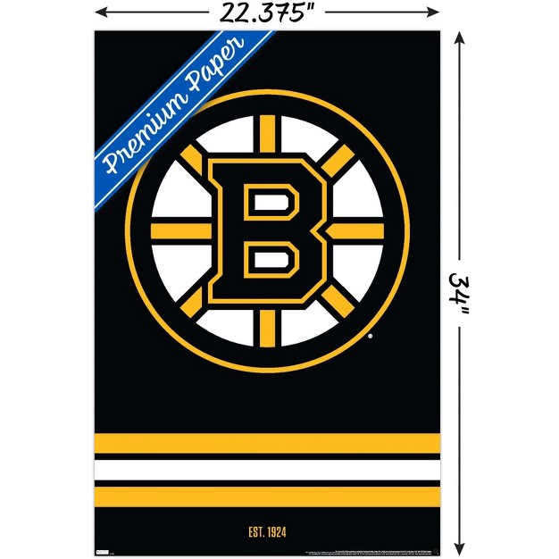 Trends International Nhl Boston Bruins Logo 21 Unframed Wall Poster Prints