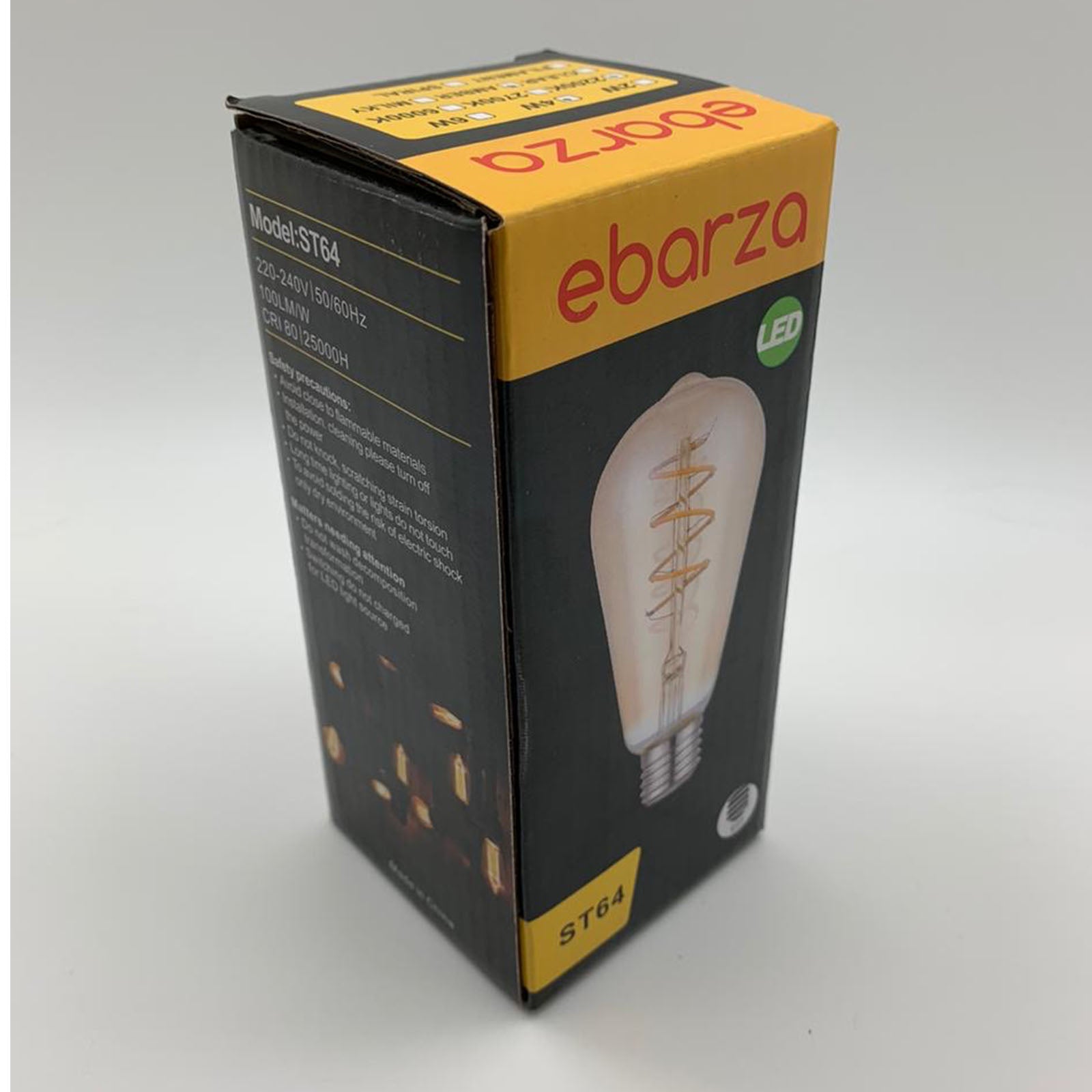 Led E27 Vintage Bulb St64Spiralsoft-4W