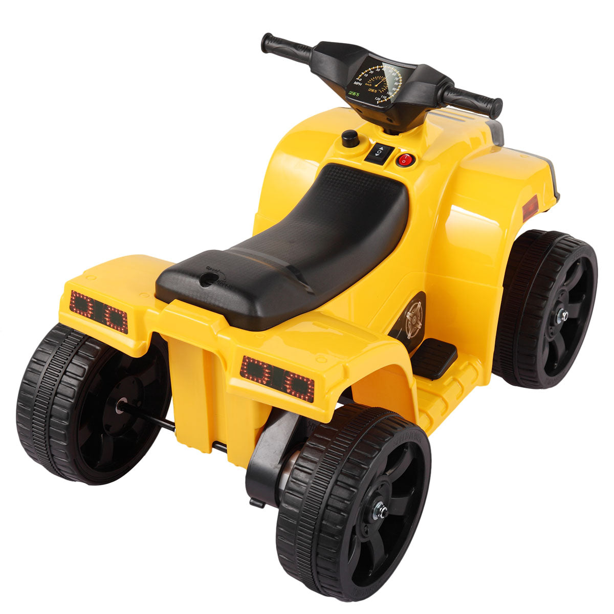 Kids Ride On ATV, 6V Electric Ride On Toy Car, 4 Wheeler for Kids Age 1-2.5, Rechargeable Battery Quad Bike for Boys/Girls, Yellow