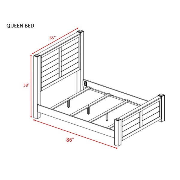 Carbon Loft Plumas Queen Panel 4-piece Bedroom Set - - 20000958