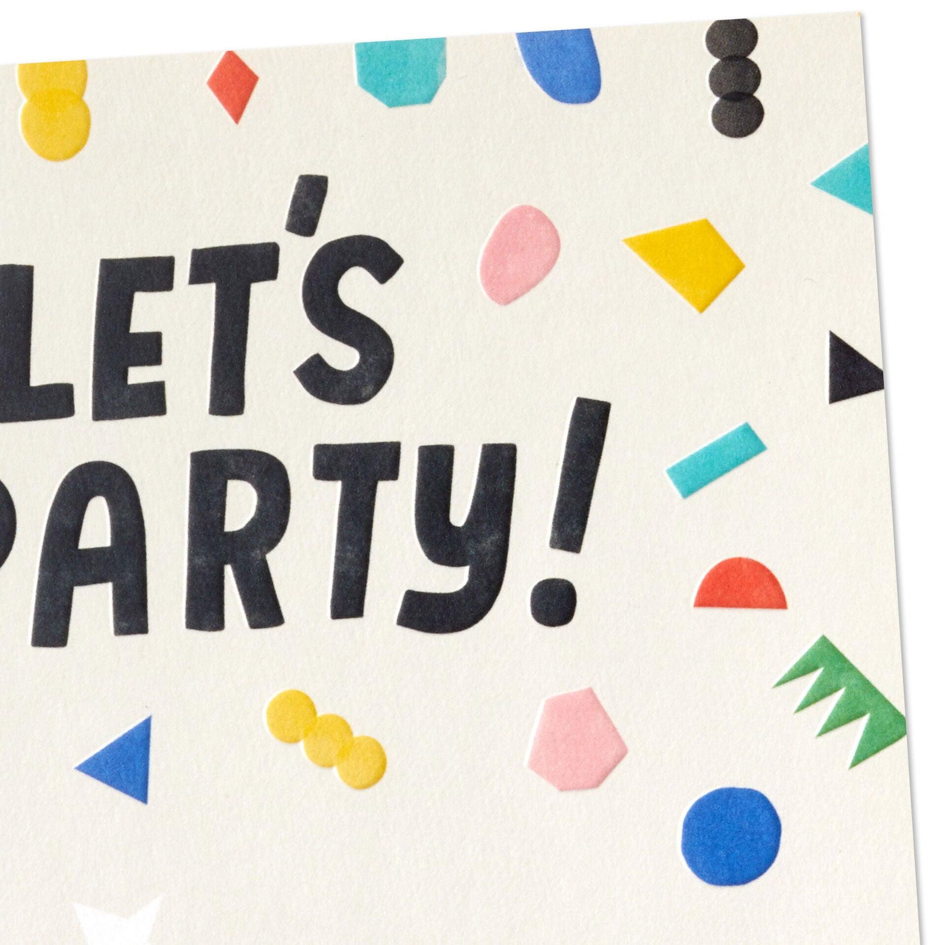 Hallmark  Colorful Confetti Party Invitations, Pack of 20