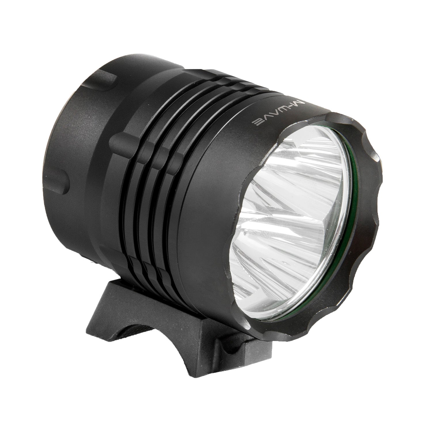 M-Wave M-Wave Apollo Ultra Bright 1200 Lumen Rechargeable Head Light with Black Alloy Casing and Helmet Mount