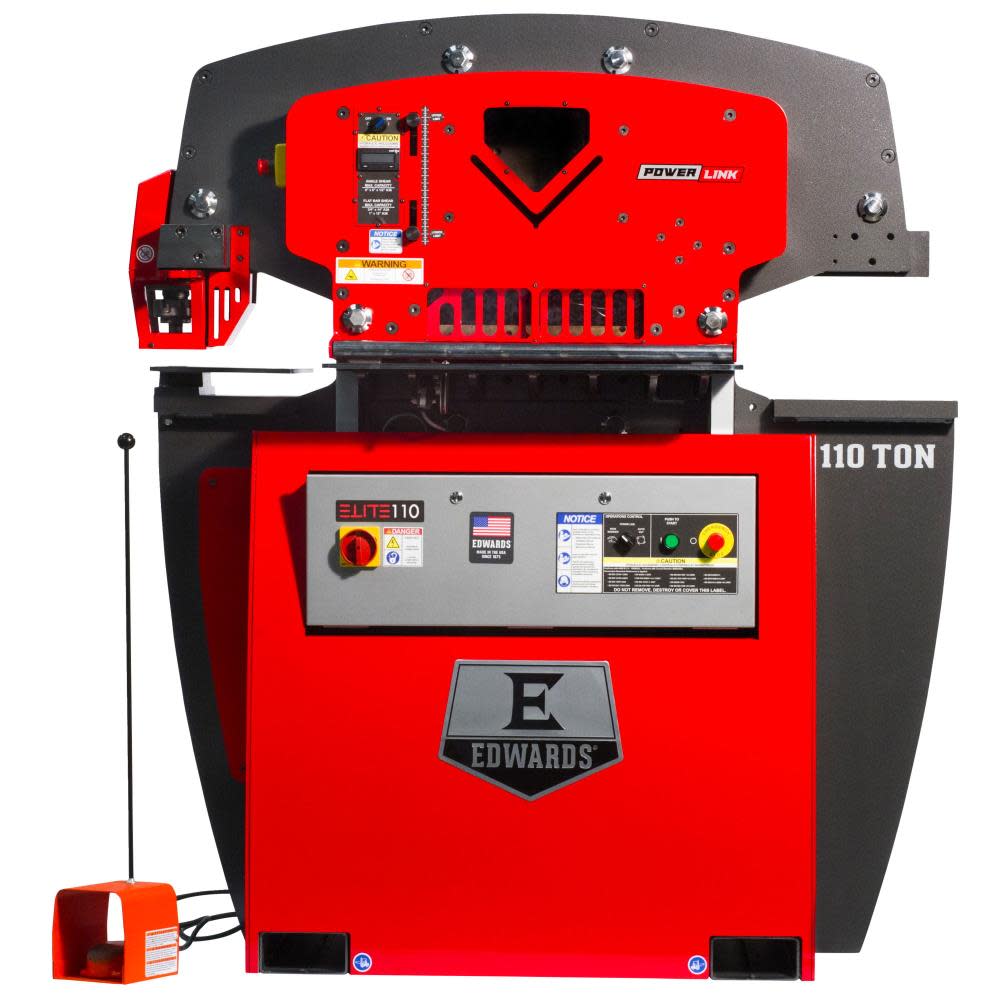 110 Ton Elite Ironworker 3PH 208V ;