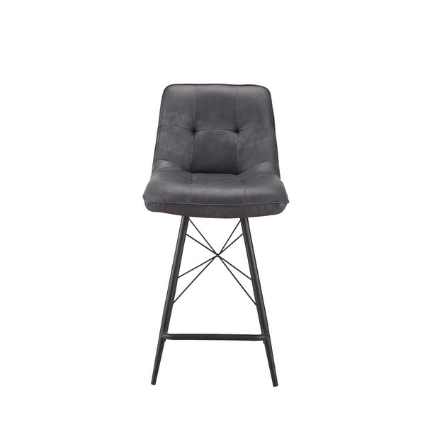 Aurelle Home Industrial Modern Soft Counter Stool