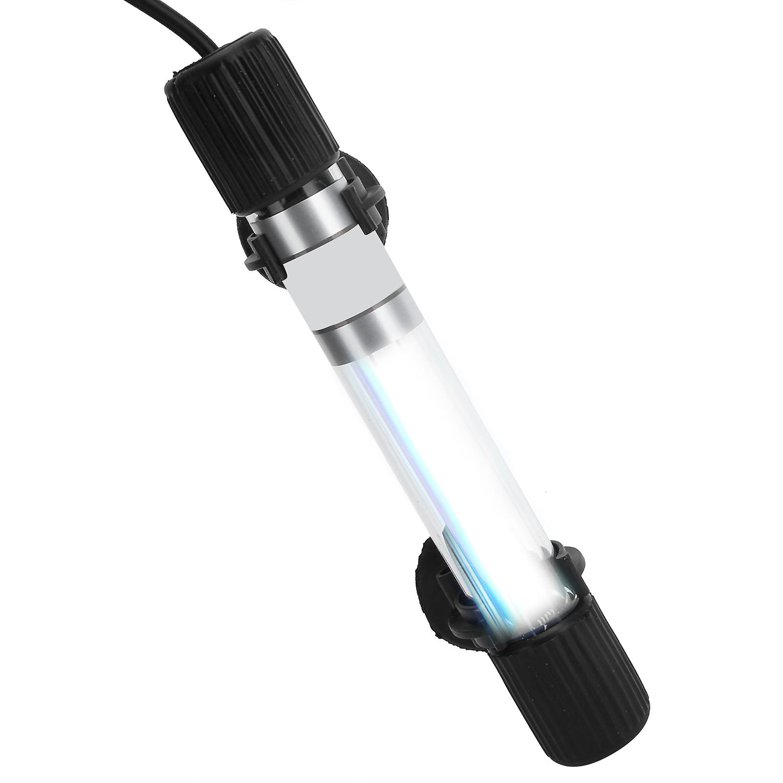 Aquarium Submersible Uv Lamp Fish Tank Water Purification Algae Clean Light Eu Plug 220v5w