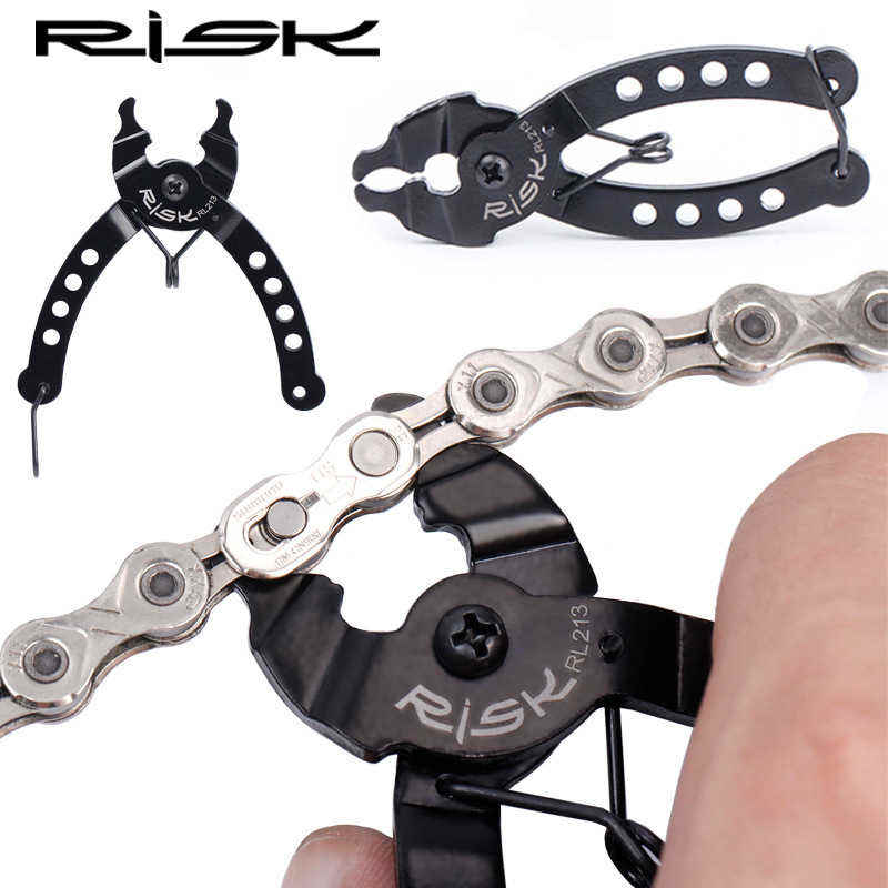 RISK Mini Bike Chain Quick Link Removal Tool with Hook Up MTB Road Cycling Bike Chain Pliers Kit Clamp Multi Repair Tool MTB Kit