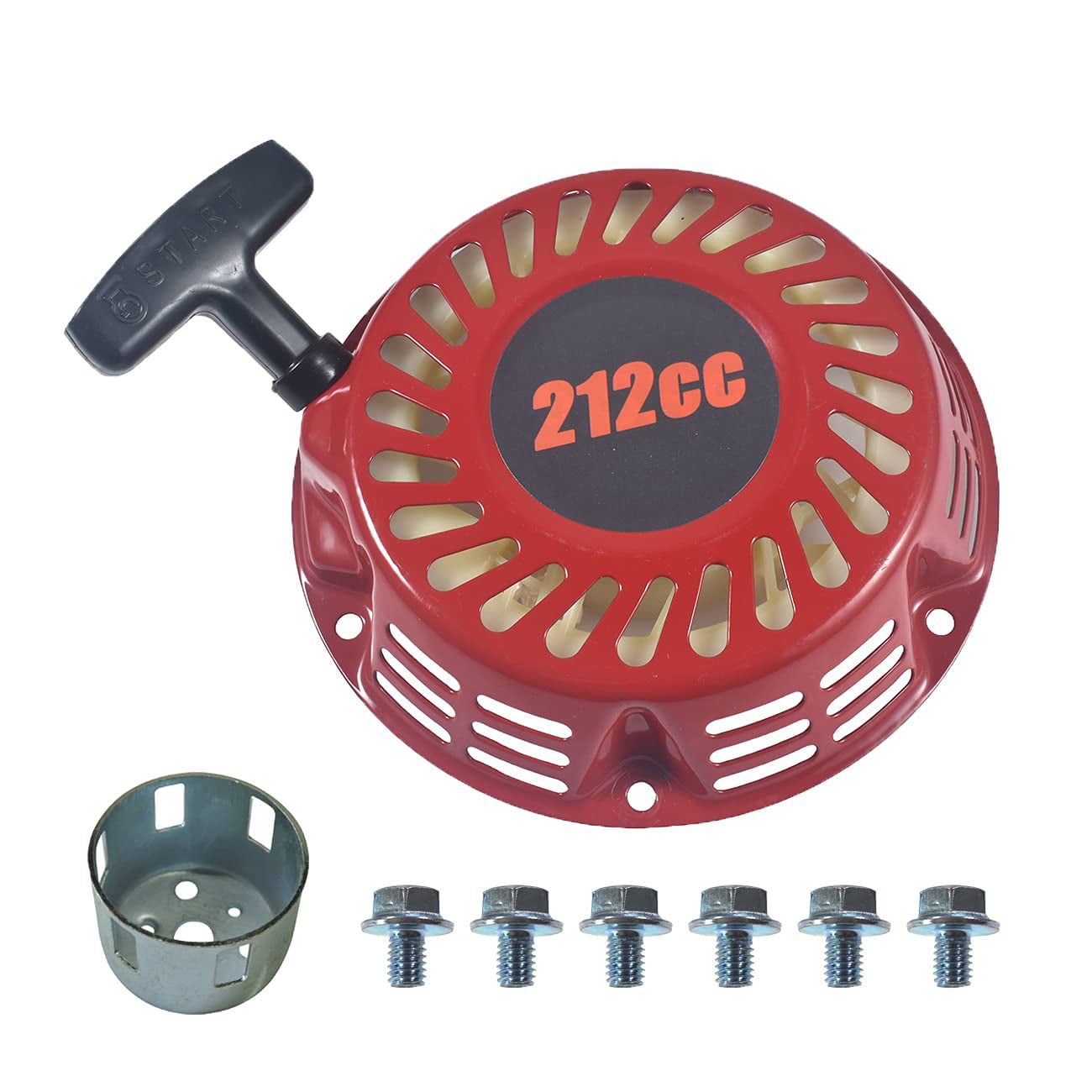 Predator 212 Ct200u Recoil Pull Starter for Honda Clones Coleman 159cc 196cc 212cc 224cc Engine Red