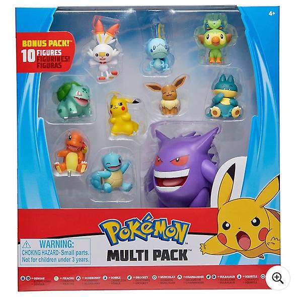 Pokémon 5cm and 12cm battle figures 10-pack