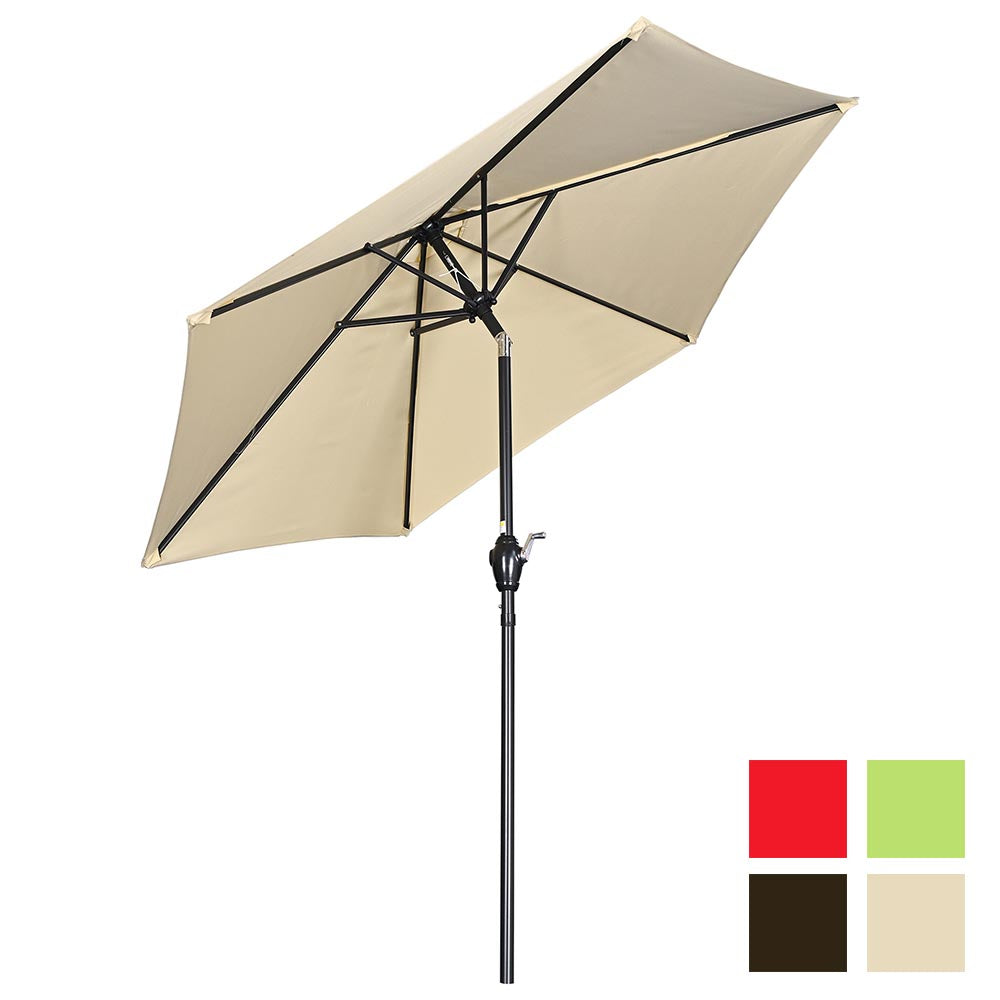 Yescom 7.5ft Patio Umbrella Crank and Tilt 6-Rib