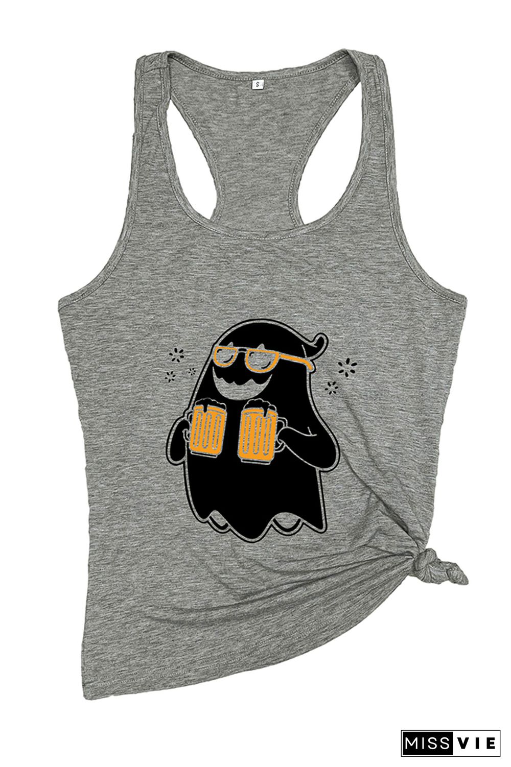 Drinking Ghost Halloween Sleeveless Tank Top Wholesale