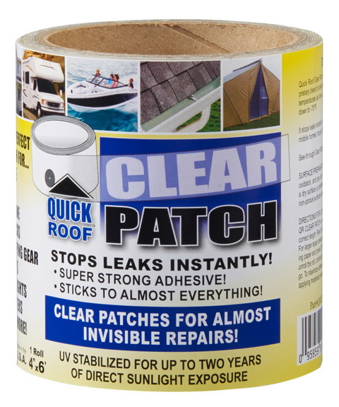 Cofair QRCP420 Quick Roof Clear Patch   4 x 20'