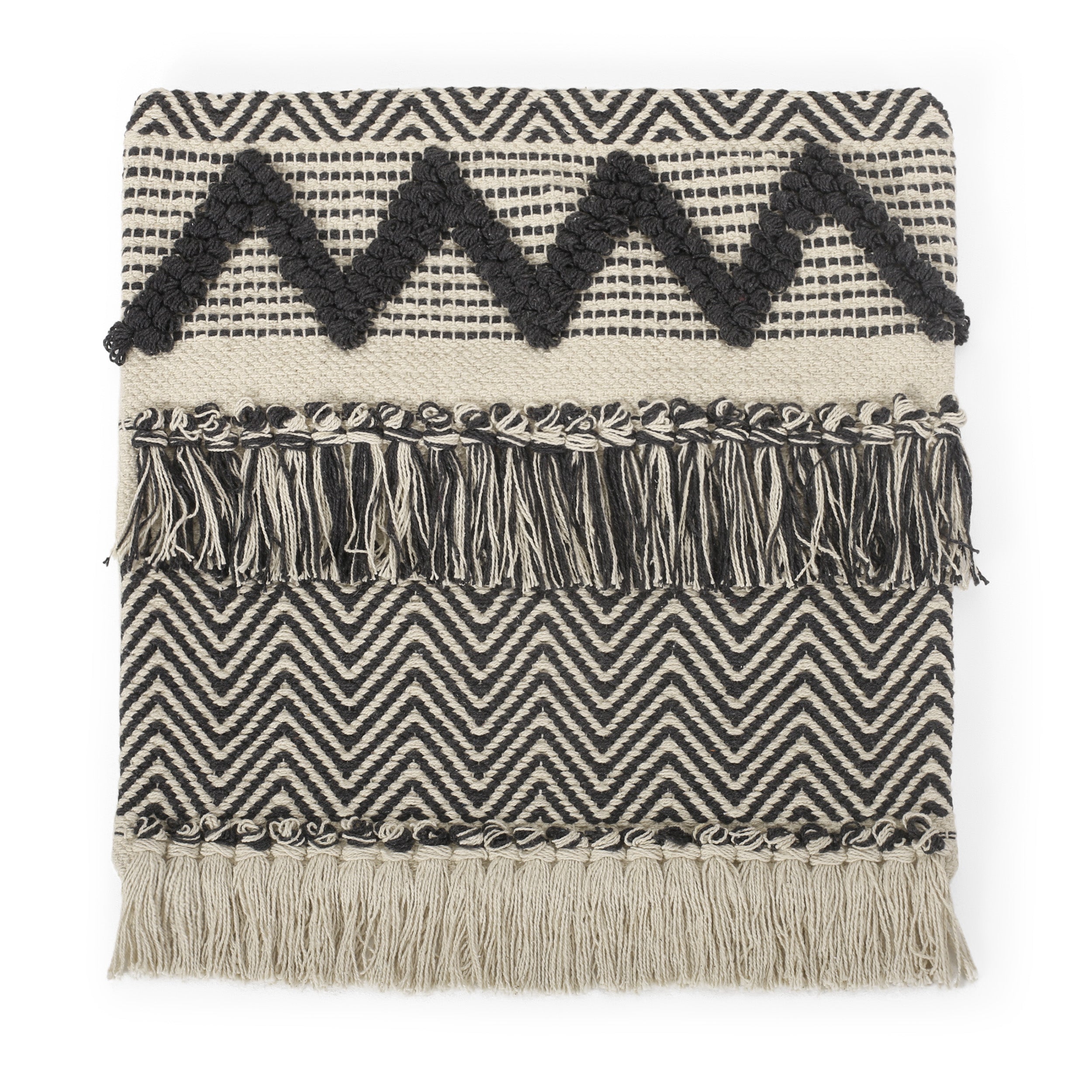 Daphanie Hand-Loomed Boho Pillow Cover