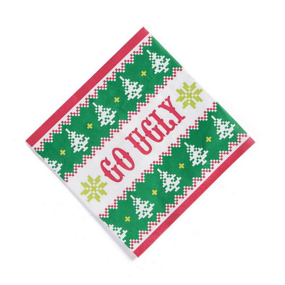 Fun Express 305778 Ugly Sweater Luncheon Napkins (...