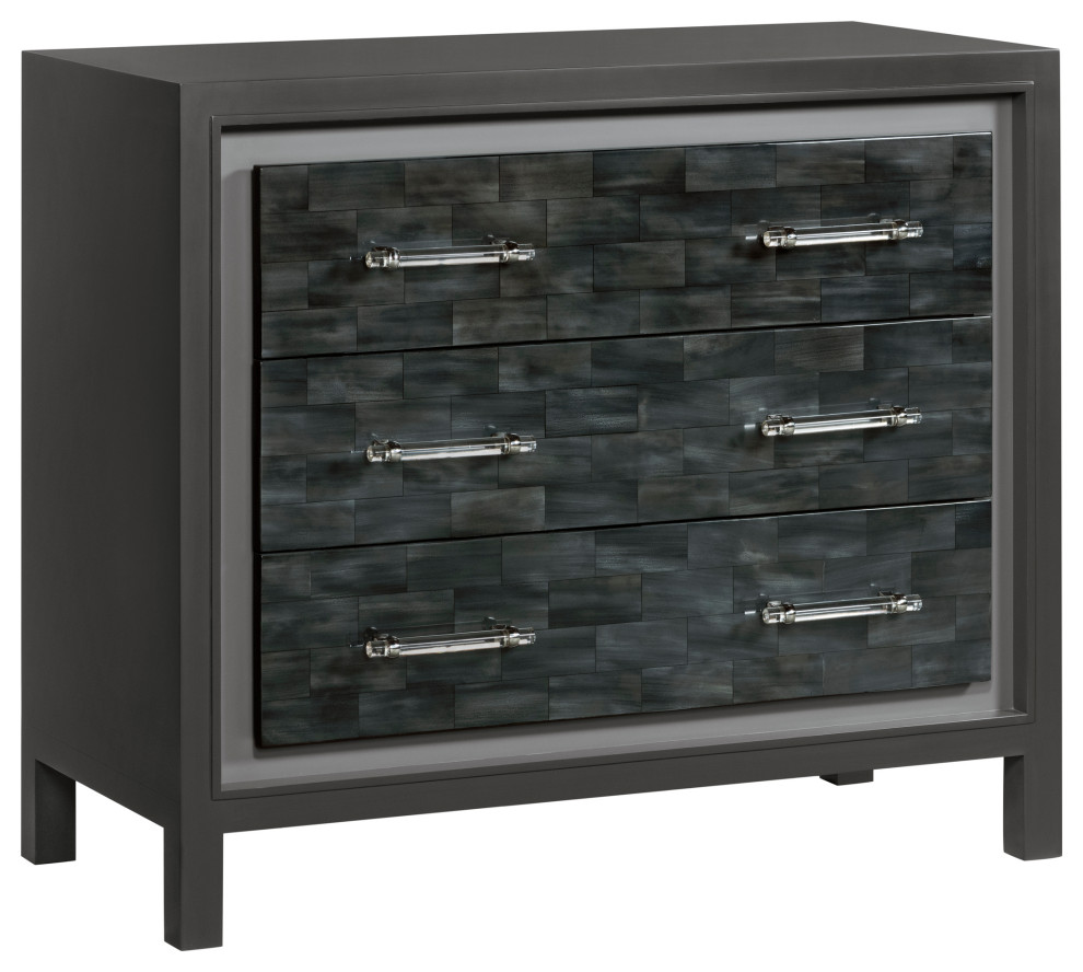 Elation Gray Hall Chest   Transitional   Accent Chests And Cabinets   by Lexington Home Brands  Houzz