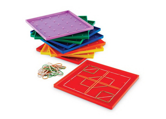 Learning Resources LER0153 Geoboards  5 x 5 Pin (S...